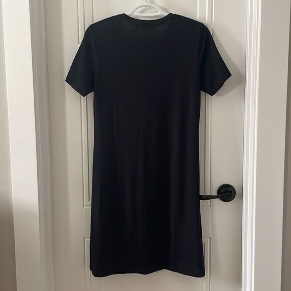 Theory Black Cherry B2 Jersey Dress - Picture 3 of 5